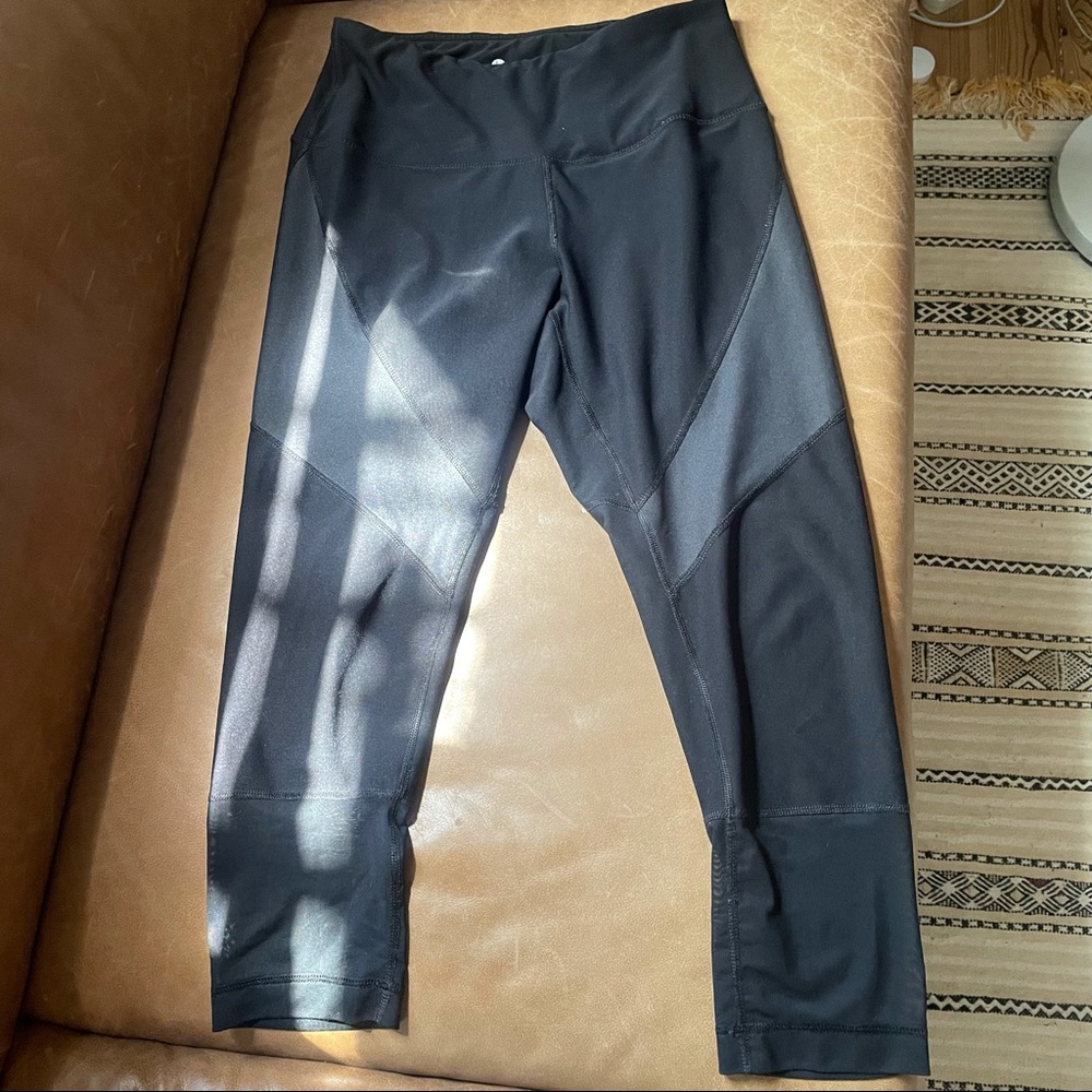 90 Degrees by Reflex sheer panel workout leggings